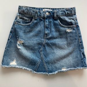 Zara denim skirt